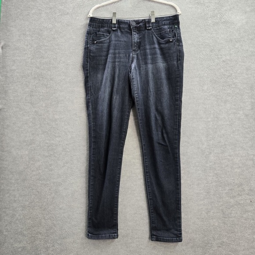 Democracy Women Jeans 10 Blue Absolution Logo Cotton Rayon Polyester Spandex